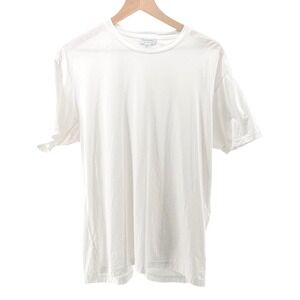 Sunspel Riviera T-Shirt  Mens XL White Classic Cotton Crewneck Minimalist Luxury